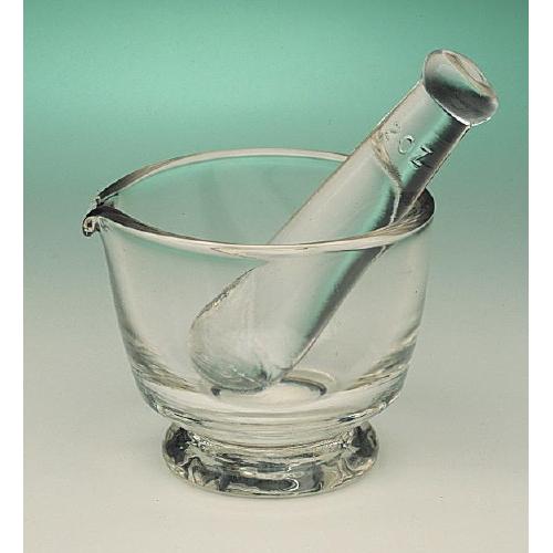 Glass Mortars and Pestles