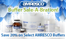 Amresco Buffer Sale-A-Bration