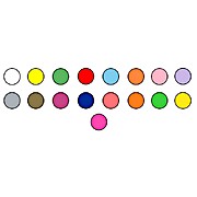 Dot Label Sheets and Rolls, 0.5"