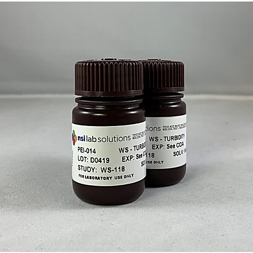 WS Turbidity, NELAC range 0.58 NTU, 21 mL