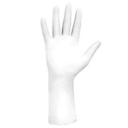 white surgical gloves