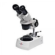 Simple stereo microscope for gemology, darkfield, 110-240v