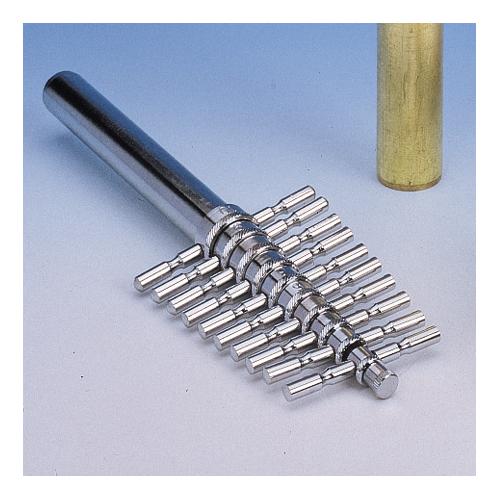 Cork Borer Set Nickel Plated