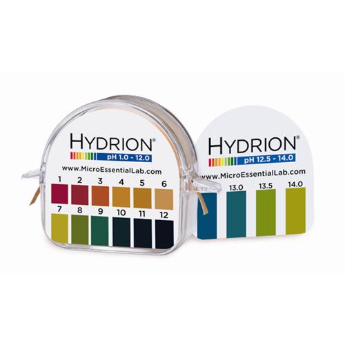 pH Testing pH Strips pH 5.58.0 Hydrion pH Test Paper Dispenser & Color