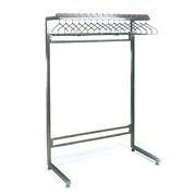 Freestanding Cantilever Gowning Racks with Hanger Rail