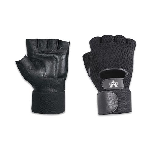 Mesh Material Handling Fingerless Gloves