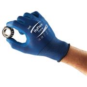 11-818 HyFlex® Light Duty FORTIX™ Blue Foam Nitrile Gloves