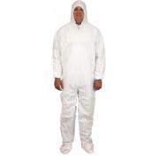 Breathable Barrier Microporous Coveralls with Hood, Boots & Elastic Wrists