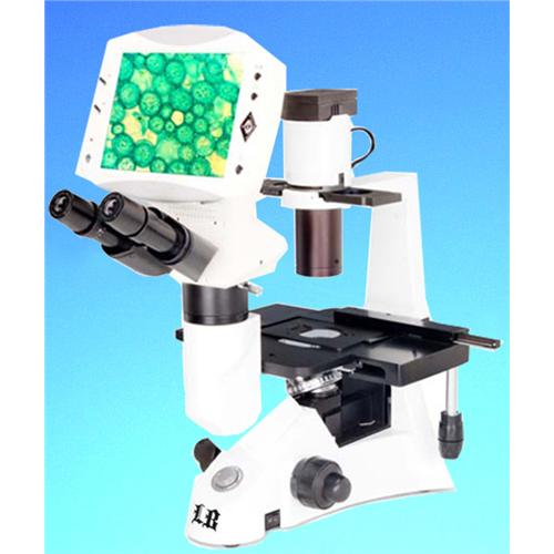 Compound Digital LCD Inverted Biological Microscope with Infinite