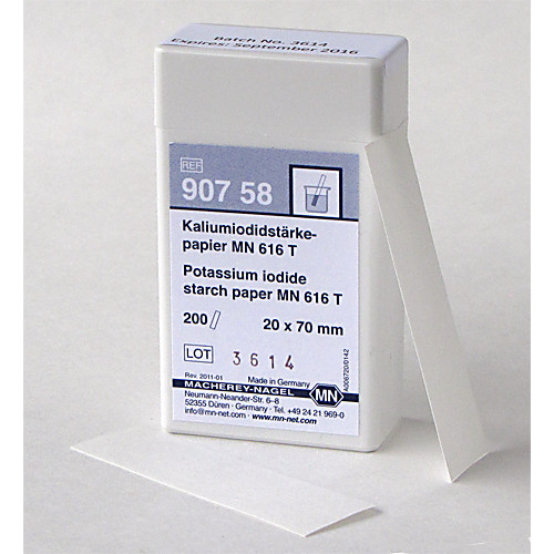 Potassium iodide starch paper MN 616 T for spot tests