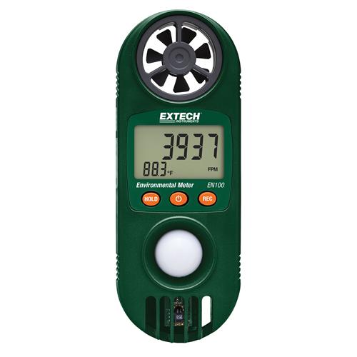 Compact HygroThermoAnemometer with Light Sensor