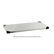 Metro Super Erecta Solid Shelf, Standard Stainless Steel