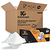 KleenGuard N95 Pouch Respirator, 240/CS