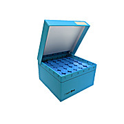 Cardboard freezer box with hinged lid