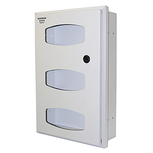 SemiRecessed Glove Dispenser Triple