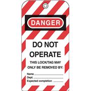 "Do Not Operate" Lockout Tags