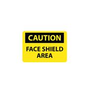 Caution, Face Shield Area Signs