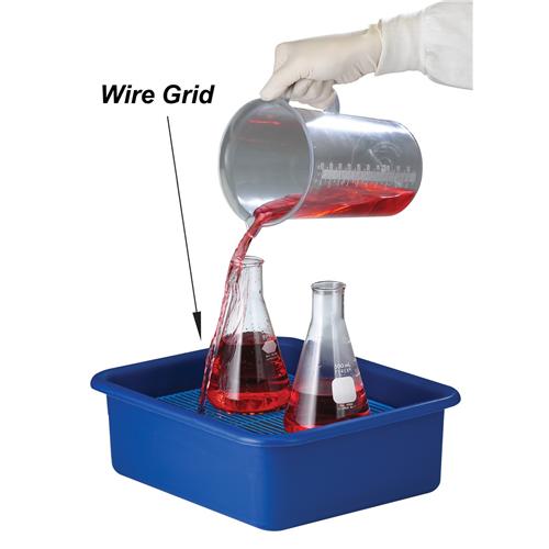 Spill Containment Tray with Grid