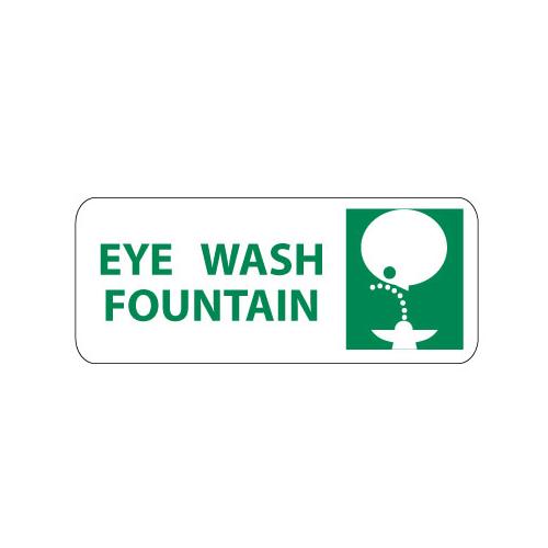 Eye Wash Fountain With Graphic Signs