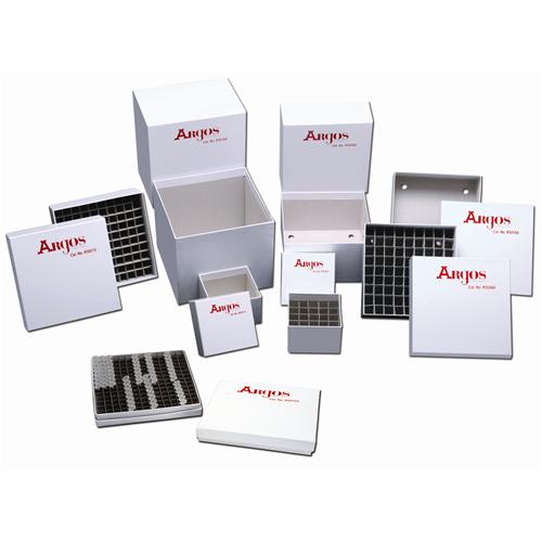 4-7//8 Length x 4-7//8 Width x 1-5//16 Height Pack of 12 Argos R3023 Cryo//Freezer Box 25 Place Cell Divider