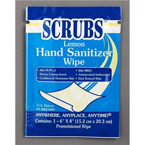 SCRUBS® Lemon Hand Sanitizer Wipes