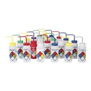 Scienceware® 4-Color Safety-Vented & Labeled Wash Bottles