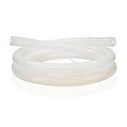 Inner Diameter 1/2 Soft Bendable White Semi-Clear Silicone Rubber Tubing for Metering Pumps and High-Purity Applications Outer Diameter 7/8-25 ft