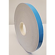 Tape, Double-Sided Foam, White Cleanroom, Ultra Tape, 1" x 54FT/RL, Cleanroom Processed and Double Bagged, Plastic Core, 54FT/RL, 4RL/CS