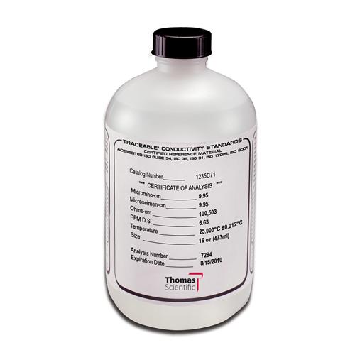 Thomas Traceable Conductivity Calibration Standards