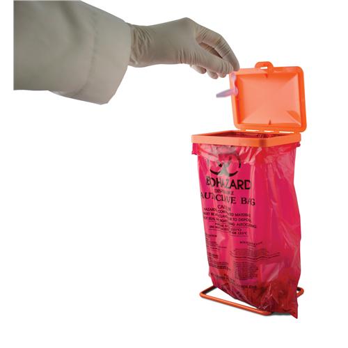 Scienceware poxygrid bench top biohazard bag holder kit
