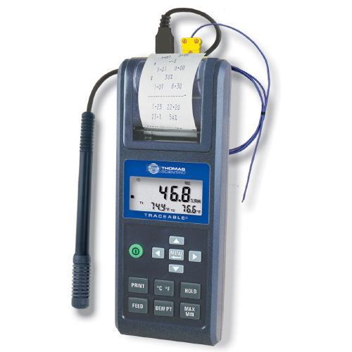 Thomas Traceable® Printing Hygrometer/Thermometer