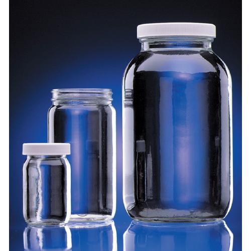 Clear Wide Mouth Glass Bottles