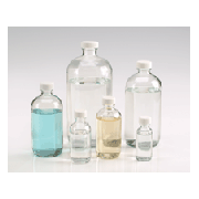 Kimble Type III Soda-Lime Glass Clear Straight-Sided Wide Mouth Jars with White Rubber Cap Liners Case of 24 Capacity 6oz
