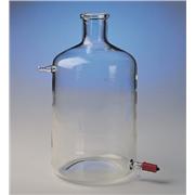 Corning Pyrex 1220-2X Reusable Borosilicate Glass Aspirator Bottle with Bottom Sidearm 9.5 Liter Capacity Corning Pyrex 1220-2X Reusable Borosilicate Glass Aspirator Bottle with Bottom Sidearm 9.5 Liter Capacity