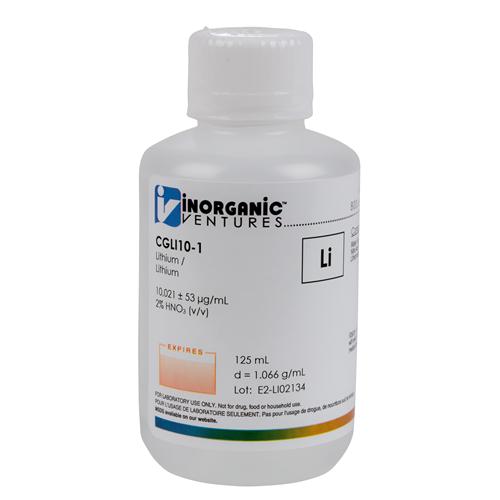 10,000 ppm Lithium for ICP