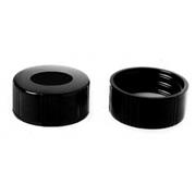 Open-Top Black Phenolic Screw Thread Caps without Liners