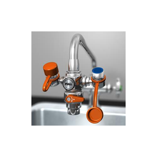 Eyesafe Faucet Mounted Eyewash With Faucet Control Valve