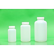 Natural HDPE Wide Mouth Packer Bottles, Certified