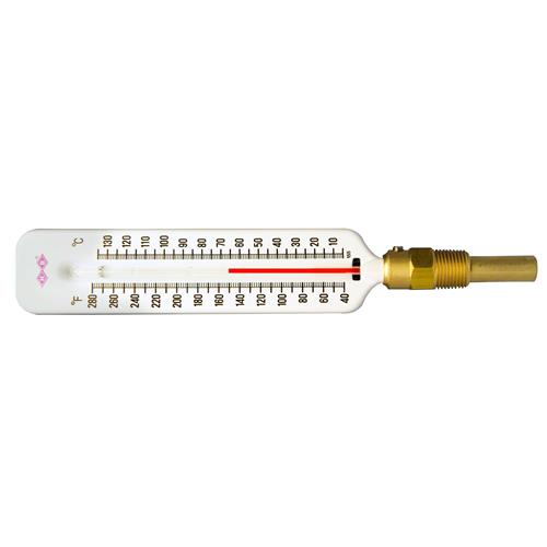 DURAC® Hot Water/Refrigerant Line LiquidInGlass Thermometers, Organic