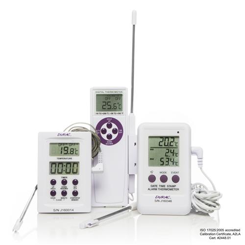 DURAC® Calibrated Electronic Thermometers with Stainless Steel Probe