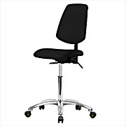 ESD/Clean Room Vinyl Desk Height Chairs with Medium Back