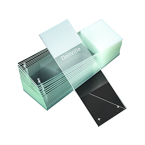 Microscope Slides, Diamond White Glass, 25 x 75mm, Charged, 90° Ground