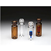 9mm ID Screw Top Amber Glass Vial with sealed 300 µL Insert