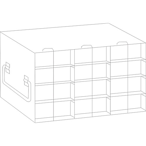 Regular Upright Freezer Racks for 96 DeepWell Microtiter Plates