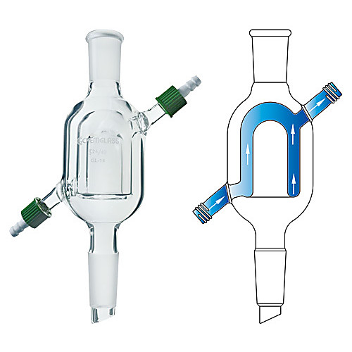 High Efficiency Reflux Condensers with Removable Hose Connections