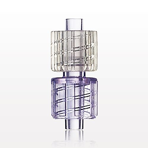 Male Luer Lock to Male Luer Lock Connector with One Rotating Collar