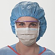 Surgical Mask, Wraparound Visor, Fog-Free, Tie