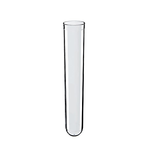 Bag of 125, Case of 1000 Clear 14ml Capacity Labcon SuperClear 3525-350-000 Polystyrene Round Bottom Culture Tube without Caps 17mm Diameter x 100mm Length