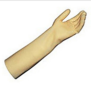 MAPA 517310 Unpigmented Trionic Cleanroom Acid Gloves, 14 in.