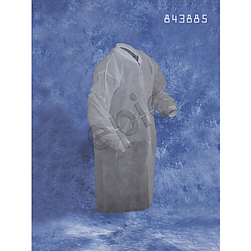 EPIC Lightweight Polypropylene Labcoats, No Pockets